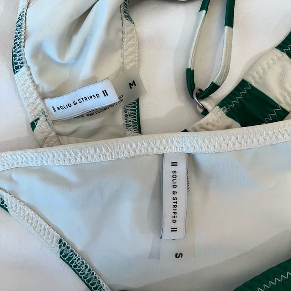 Solid & striped bikini - Picture 4 of 5